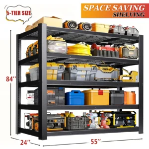 84 Inch HD Metal Storage Rack
