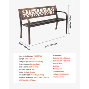 Outdoor Garden Bench
