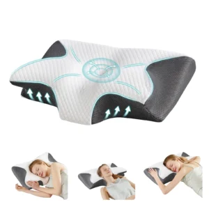 Neck Pillow with Cooling Pillowcase