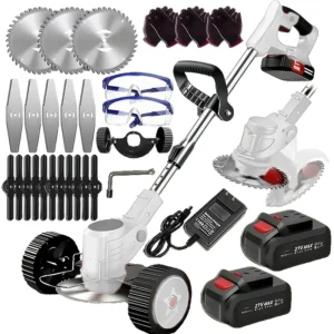 Wireless portable weed trimmer