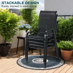4PCS Garden Chairs